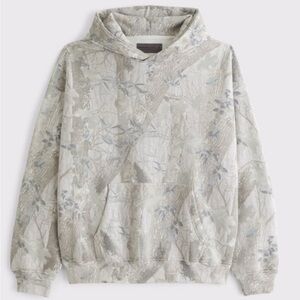Abercrombie Essential Popover Hoodie Camo